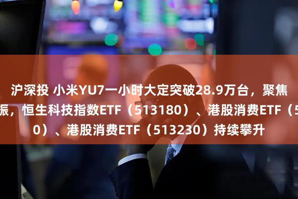 沪深投 小米YU7一小时大定突破28.9万台，聚焦硬科技与新消费共振，恒生科技指数ETF（513180）、港股消费ETF（513230）持续攀升